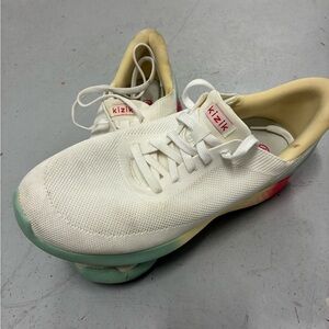 Kizik Athens hands-free slip-on sneakers in the white "Sunrise" colorway